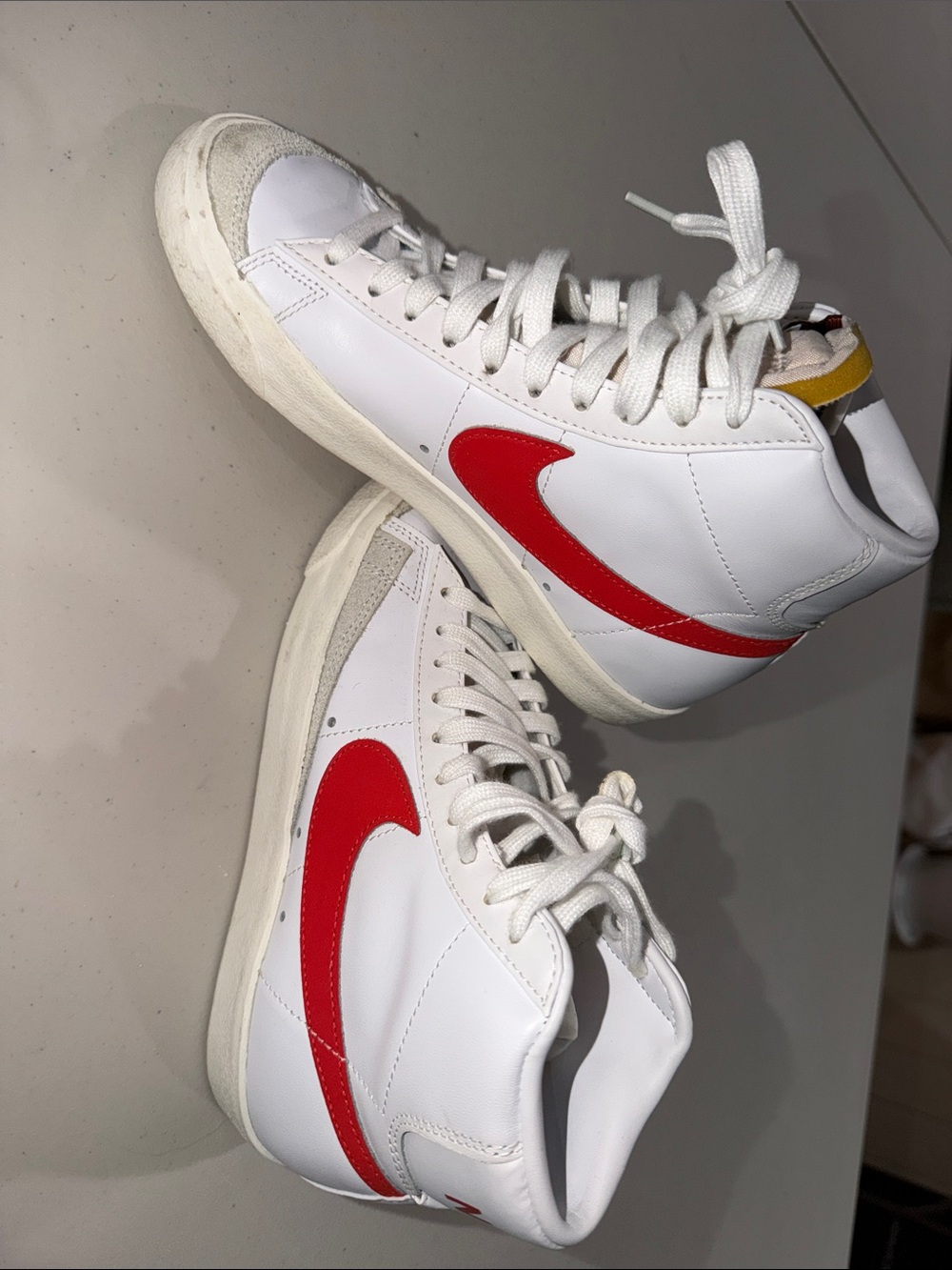 Nike Blazer Sneakers with Red Swoosh